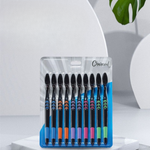 Load image into Gallery viewer, 10 Pieces Bamboo Charcoal Toothbrush Set
