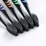 Load image into Gallery viewer, 10 Pieces Bamboo Charcoal Toothbrush Set
