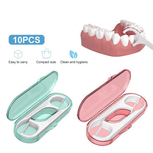 The 10 Piece Dental Floss Set