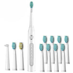 Load image into Gallery viewer, Electric Rechargeable Replacement Heads Sonic Toothbrush
