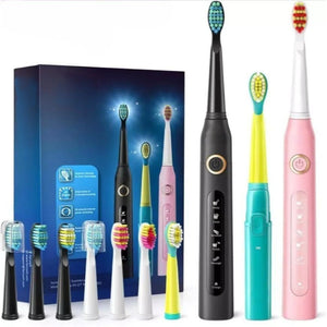 Sonic Electric Rechargeable Replacement Heads Toothbrush