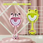 Load image into Gallery viewer, U-Shaped Head Cartoon Silicone Children&#39;s Toothbrush
