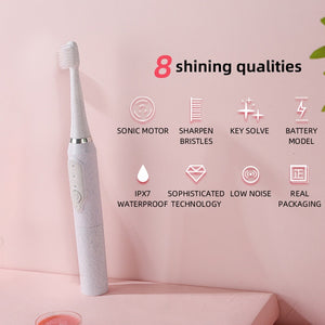 Full-Automatic Waterproof Sonic Electric Rechargeable Toothbrush