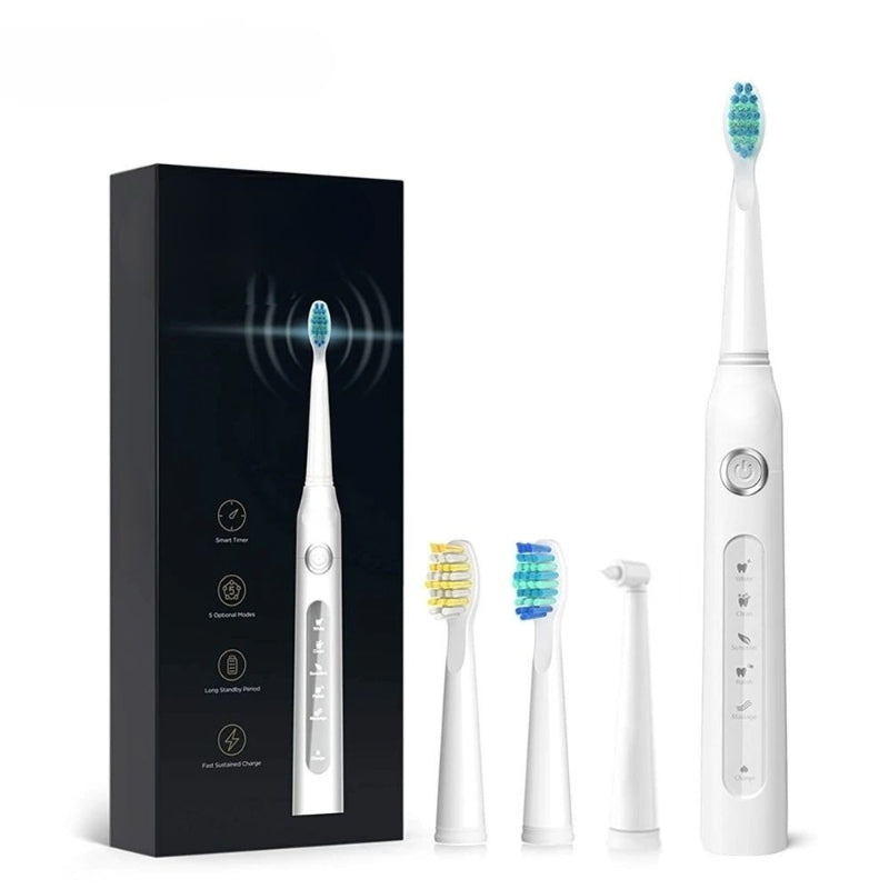 Rechargeable Electric Replacement Heads Sonic Toothbrush