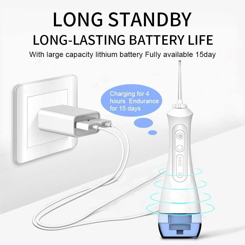 USB Rechargeable Portable Water Flosser Oral Dental Irrigator