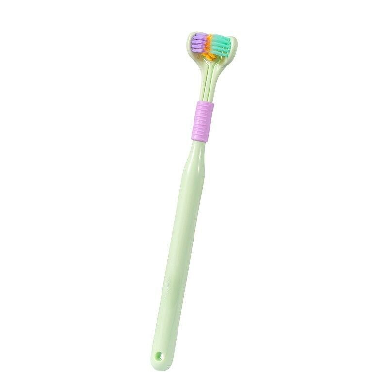 Three-Sided Soft Bristle Oral Care Toothbrush