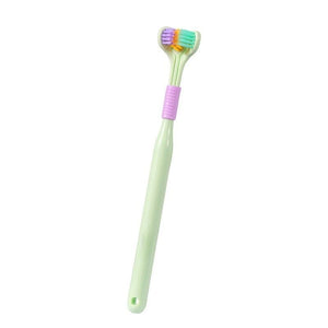 Three-Sided Soft Bristle Oral Care Toothbrush