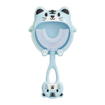 Load image into Gallery viewer, U-Shaped Head Cartoon Silicone Children&#39;s Toothbrush
