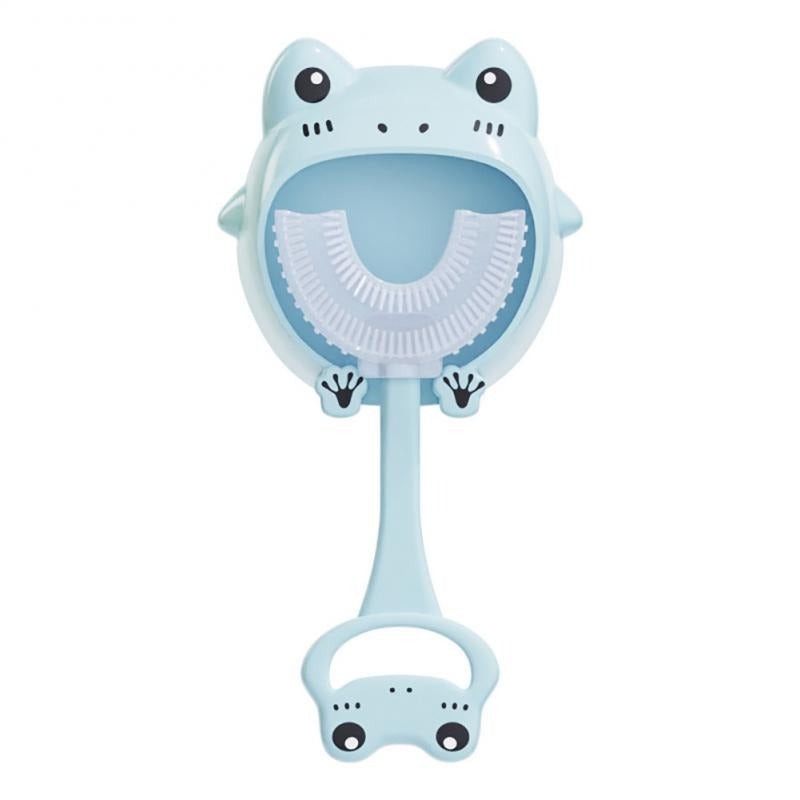 U-Shaped Head Cartoon Silicone Children's Toothbrush