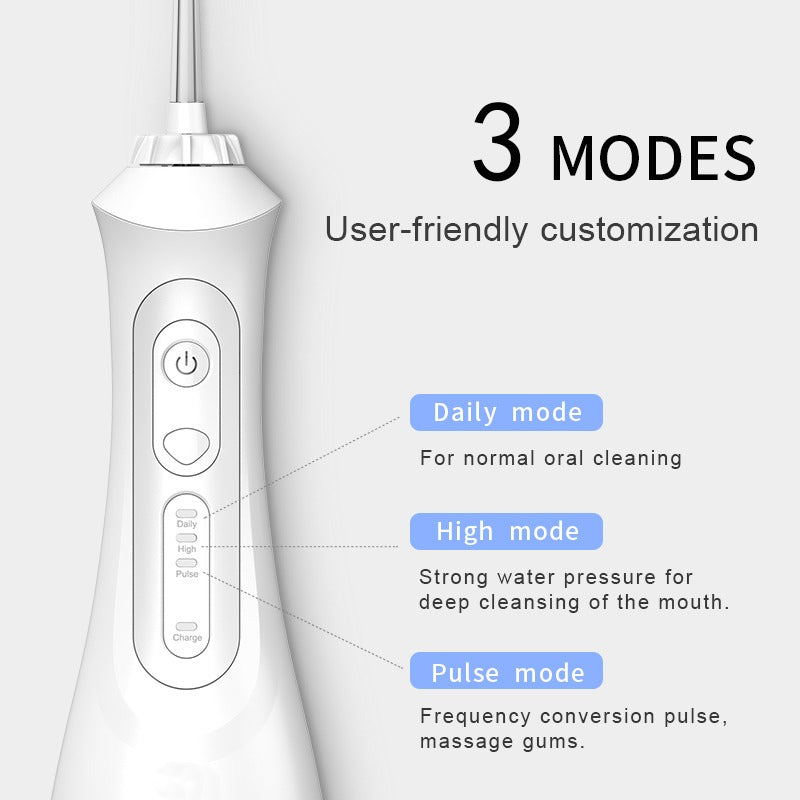 USB Rechargeable Portable Water Flosser Oral Dental Irrigator