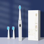 Load image into Gallery viewer, Rechargeable Electric Sonic Toothbrush With 3 Brush Head
