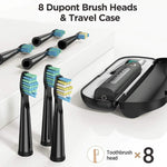 Load image into Gallery viewer, Electric Rechargeable Replacement Heads Sonic Toothbrush
