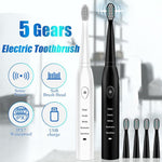 Load image into Gallery viewer, Powerful Rechargeable Ultrasonic Electric Toothbrush
