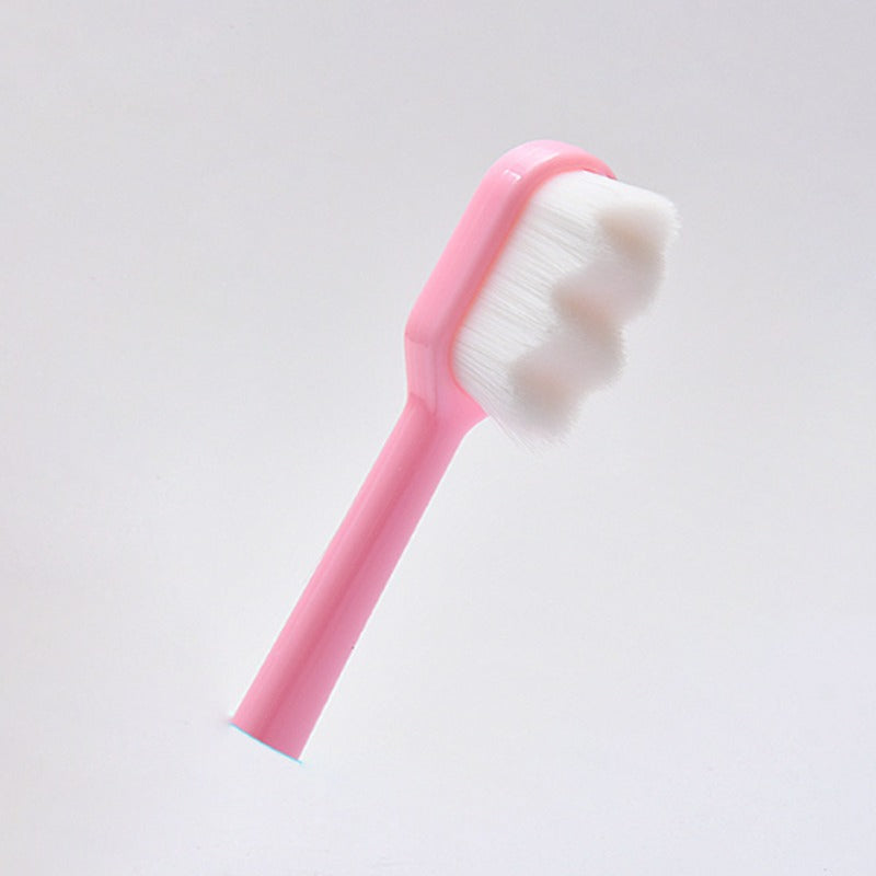 Ultra-Fine Soft Antibacterial Travel Toothbrush